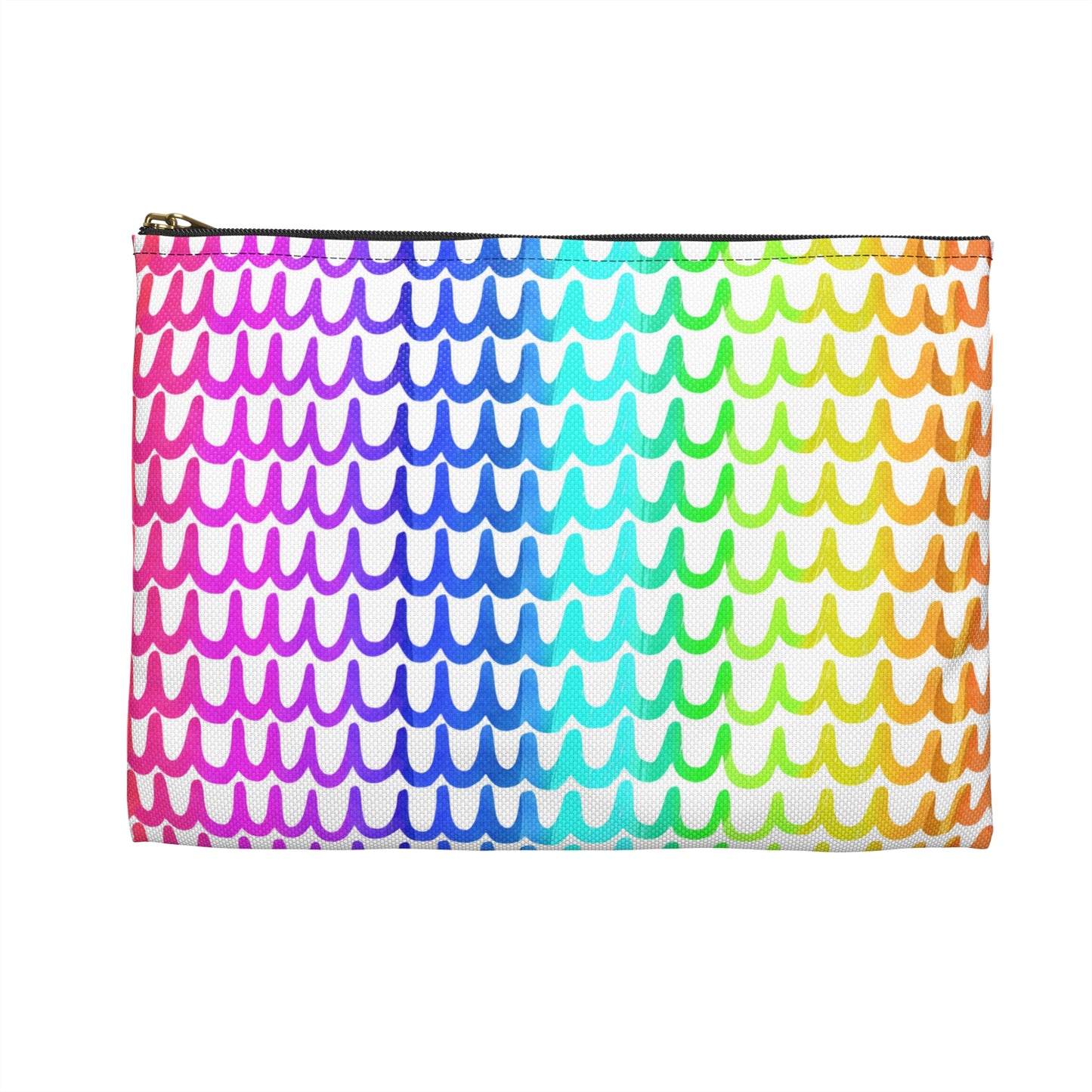 Rainbow Waves Accessory Pouch