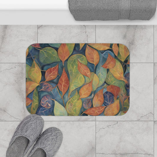 Leaf Me Be Microfiber Bath Mat