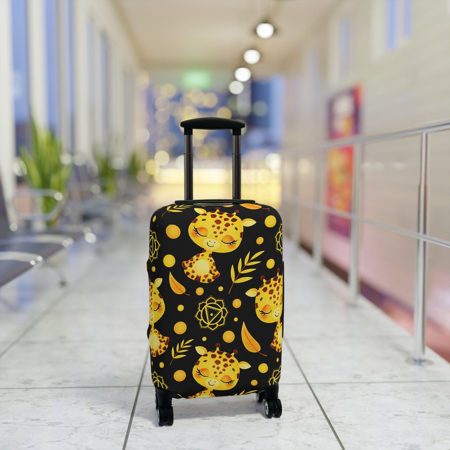 Zen Giraffe Luggage Cover