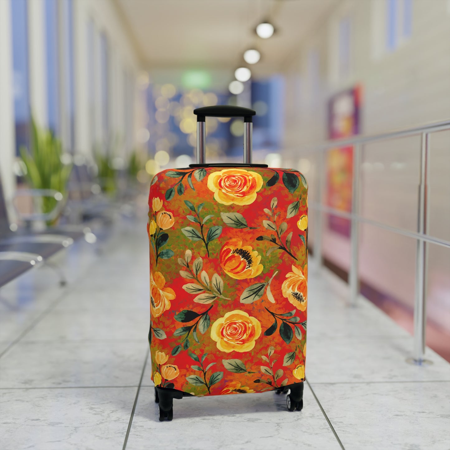 Saratoga Floral Luggage Cover