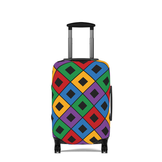 Connor Bright Squares Luggage Cover