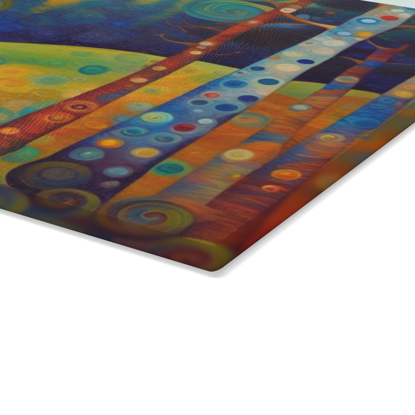 River Flow Tempered Glass Cutting Board