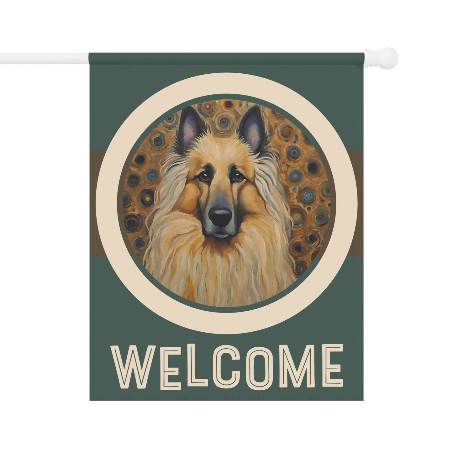 Belgian Tervuren Welcome 2-Sided Garden & House Flag/Banner