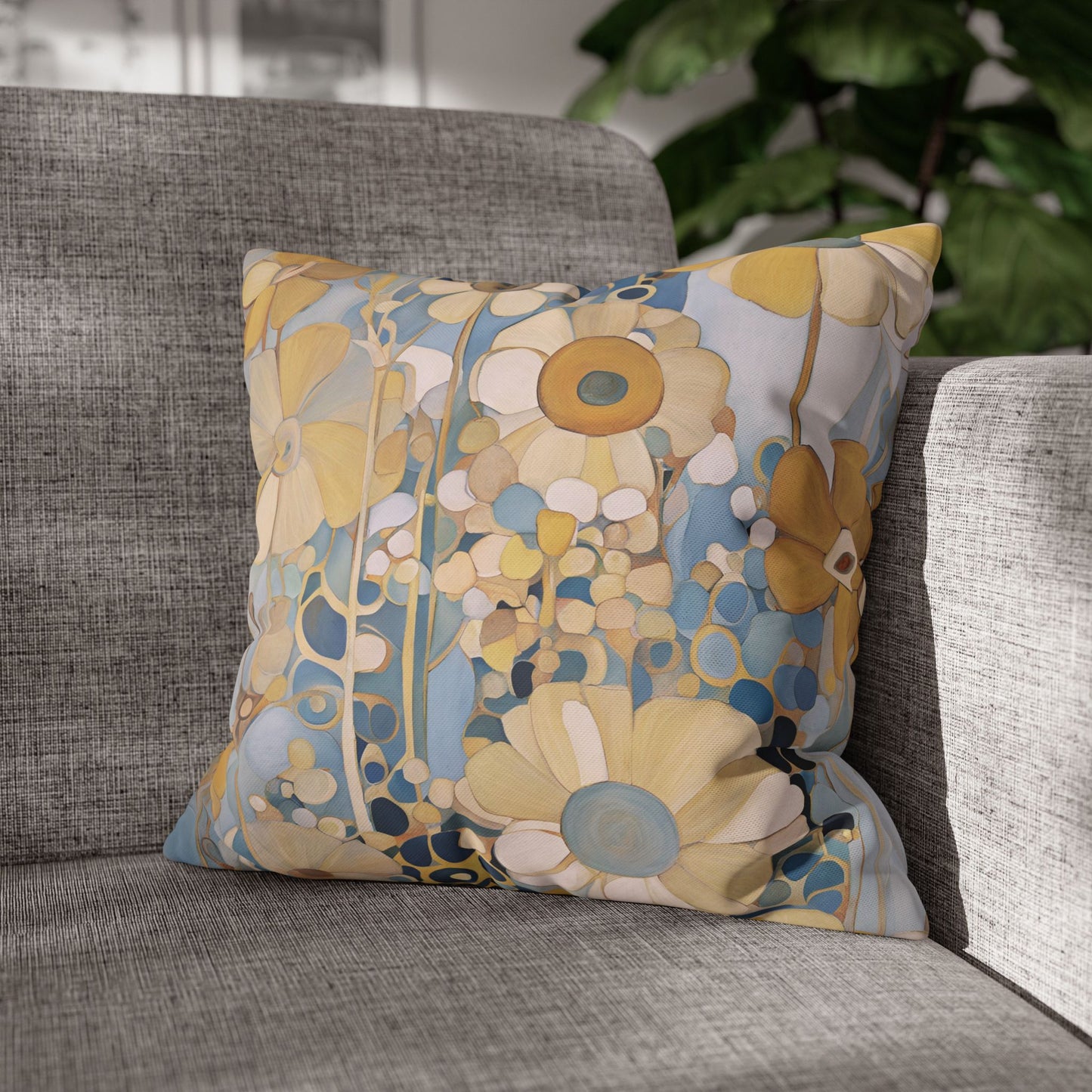 Cottage Square Poly Canvas Pillowcase