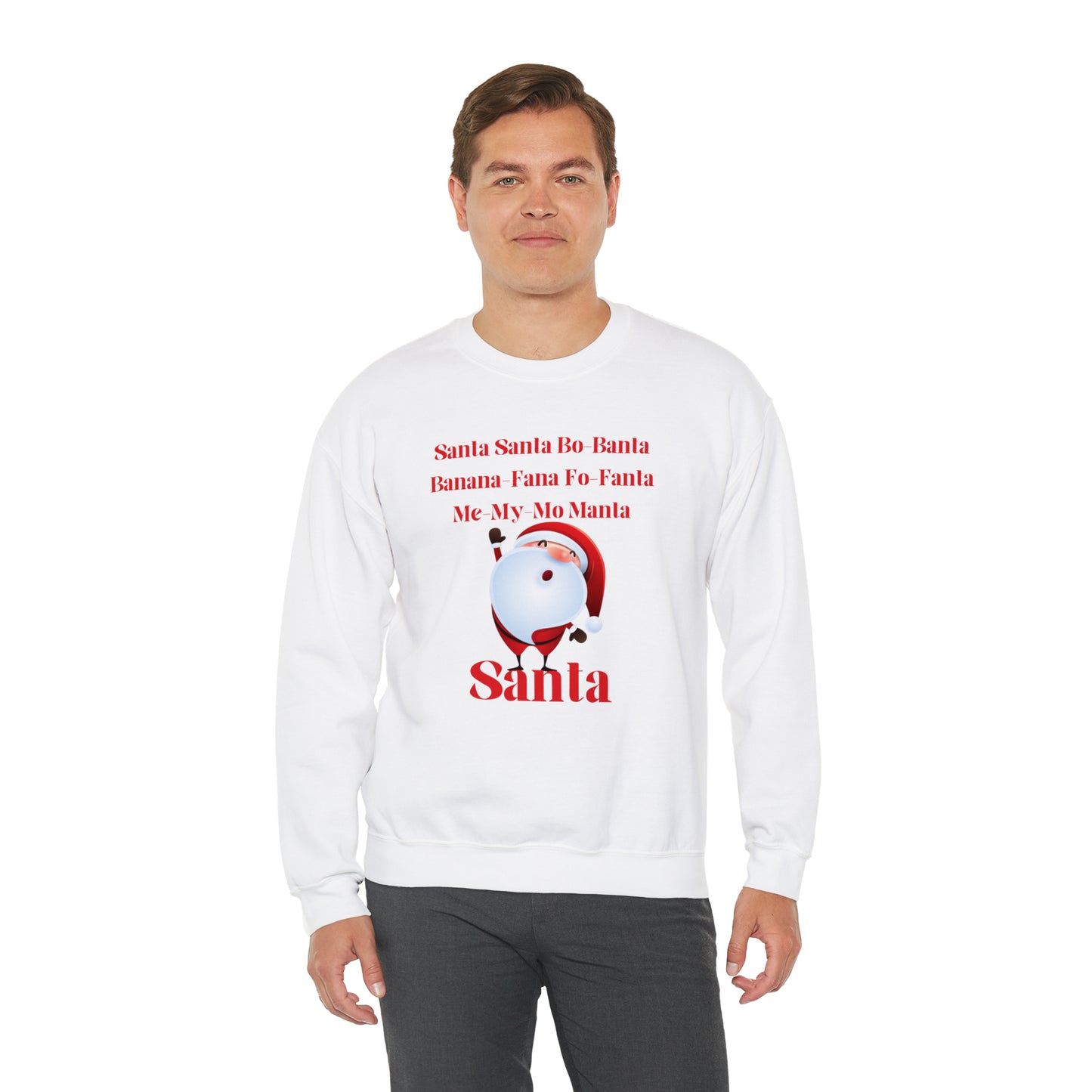 Santa Santa Bo Banta Unisex Heavy Blend™ Crewneck Sweatshirt