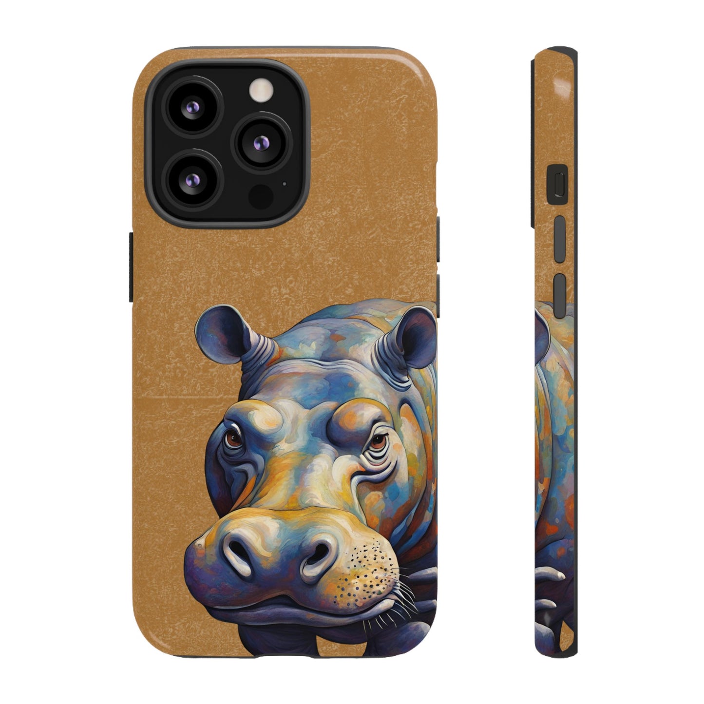 Hippo Wildlife iPhone Samsung Galaxy Google Pixel Tough Cases