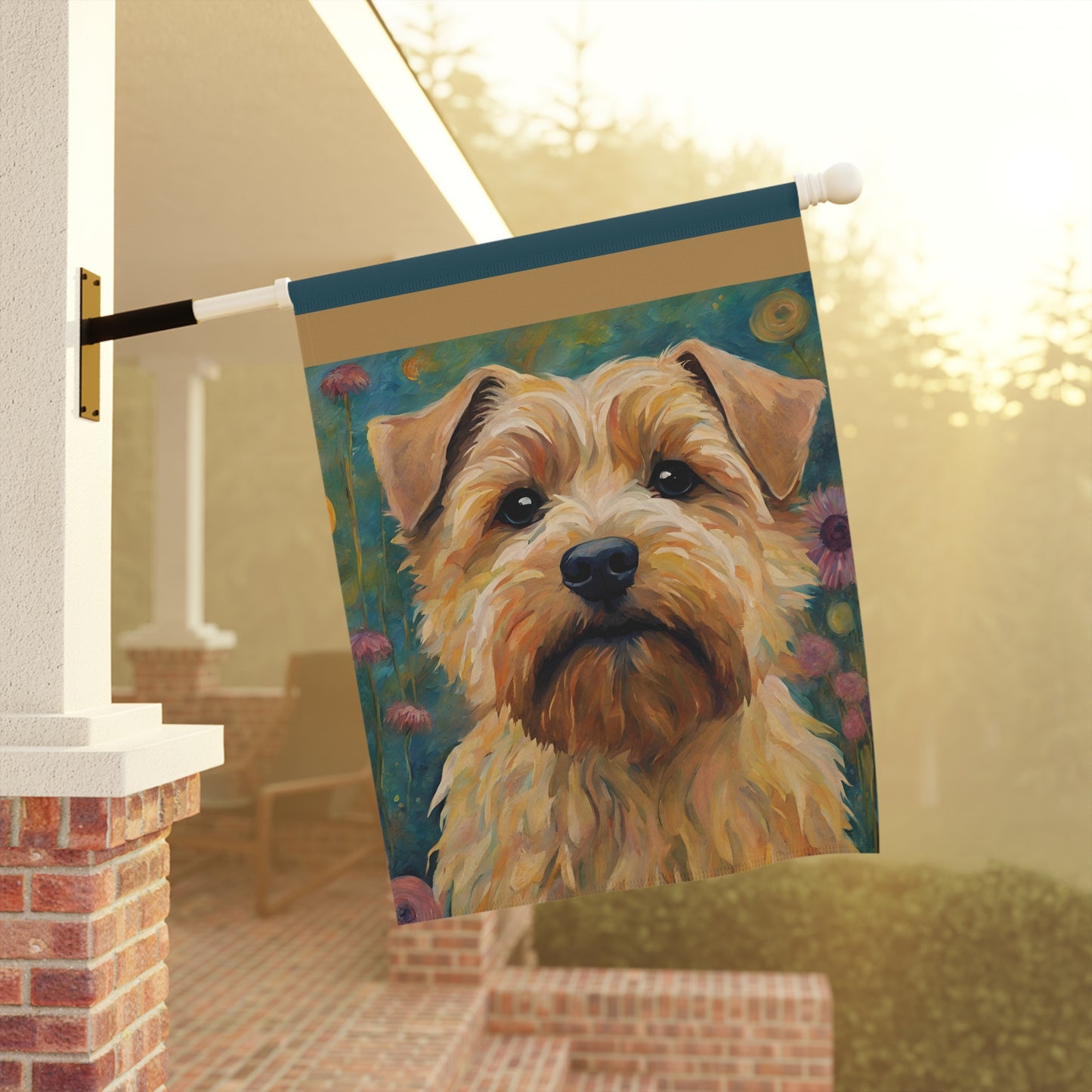 Norfolk Terrier 2-Sided Garden & House Flag/Banner