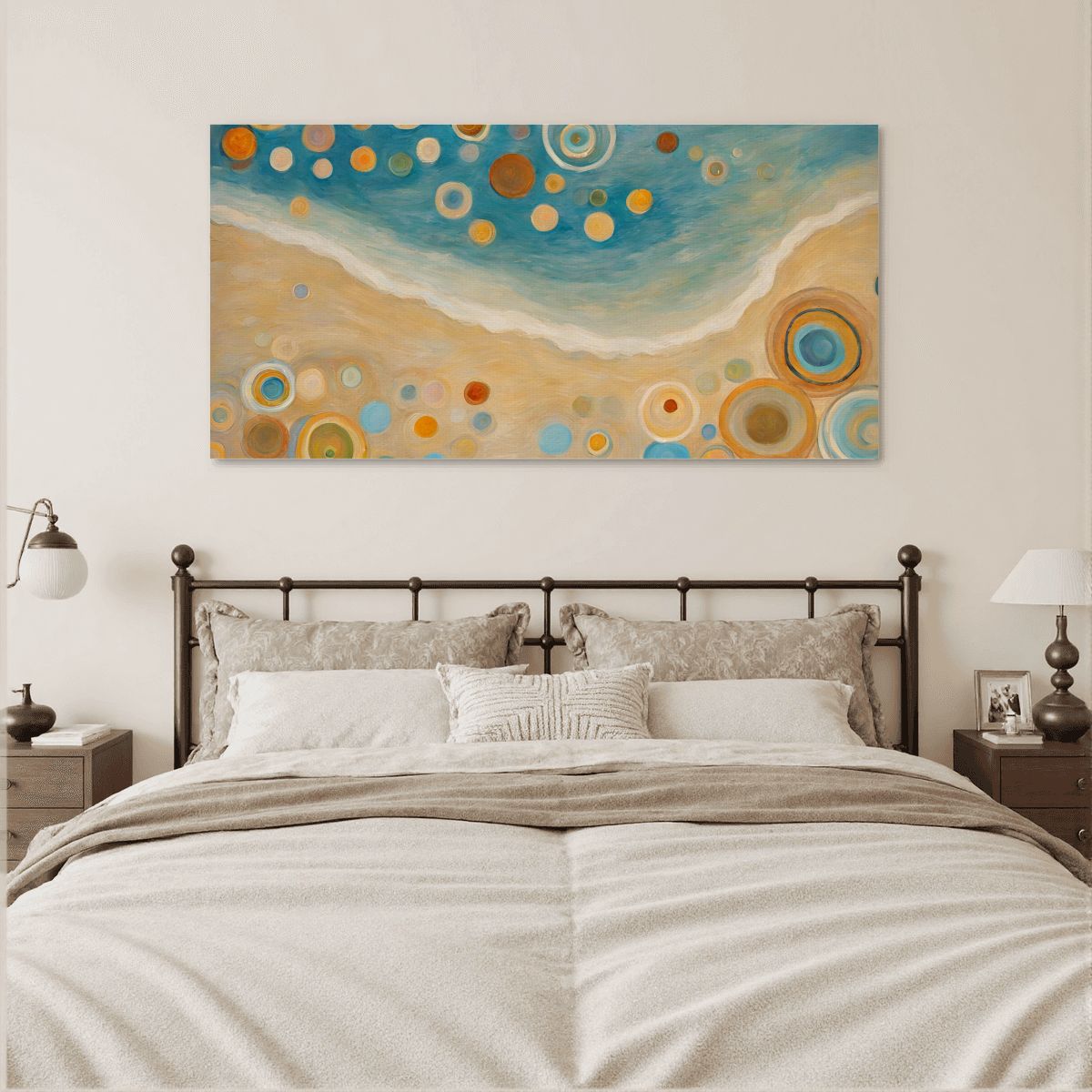 60" x 30" Printed Canvas Fabric Wall Art - No Frame (Made in USA)