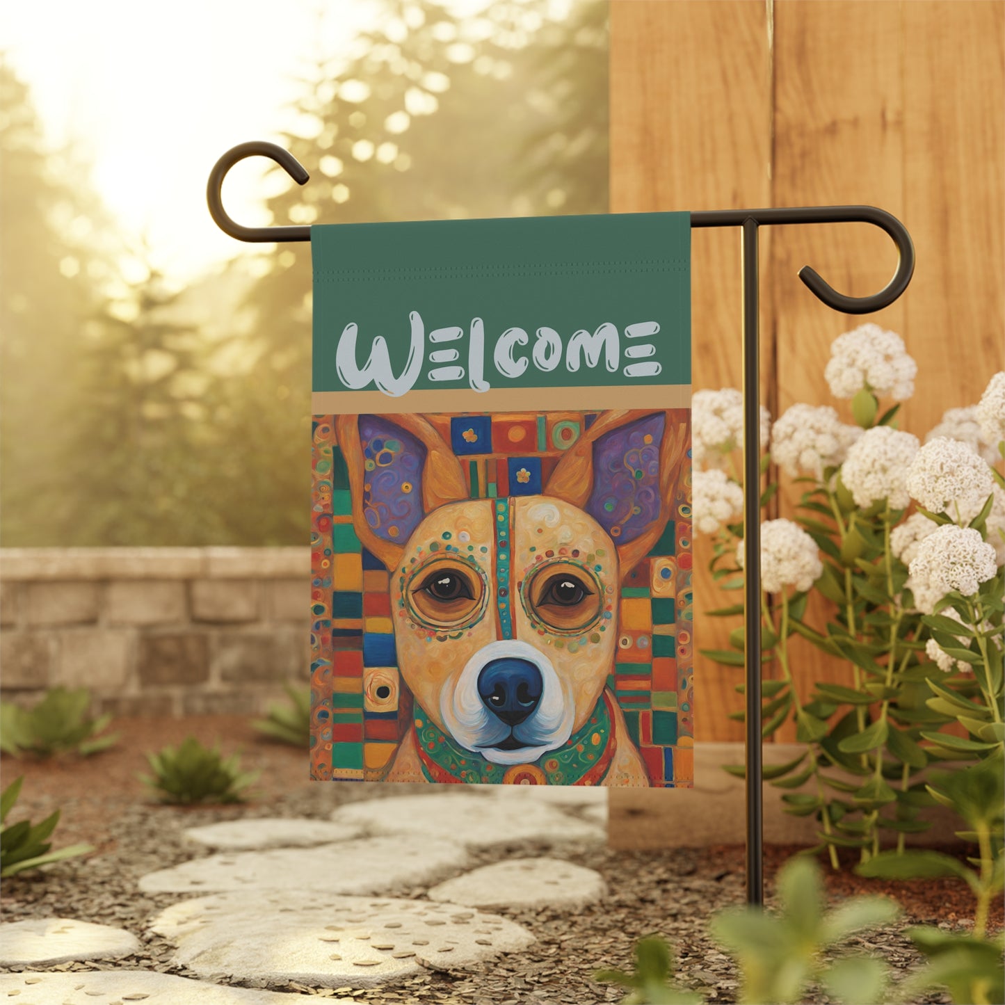 Chuy Welcome 2-Sided Garden & House Flag/Banner