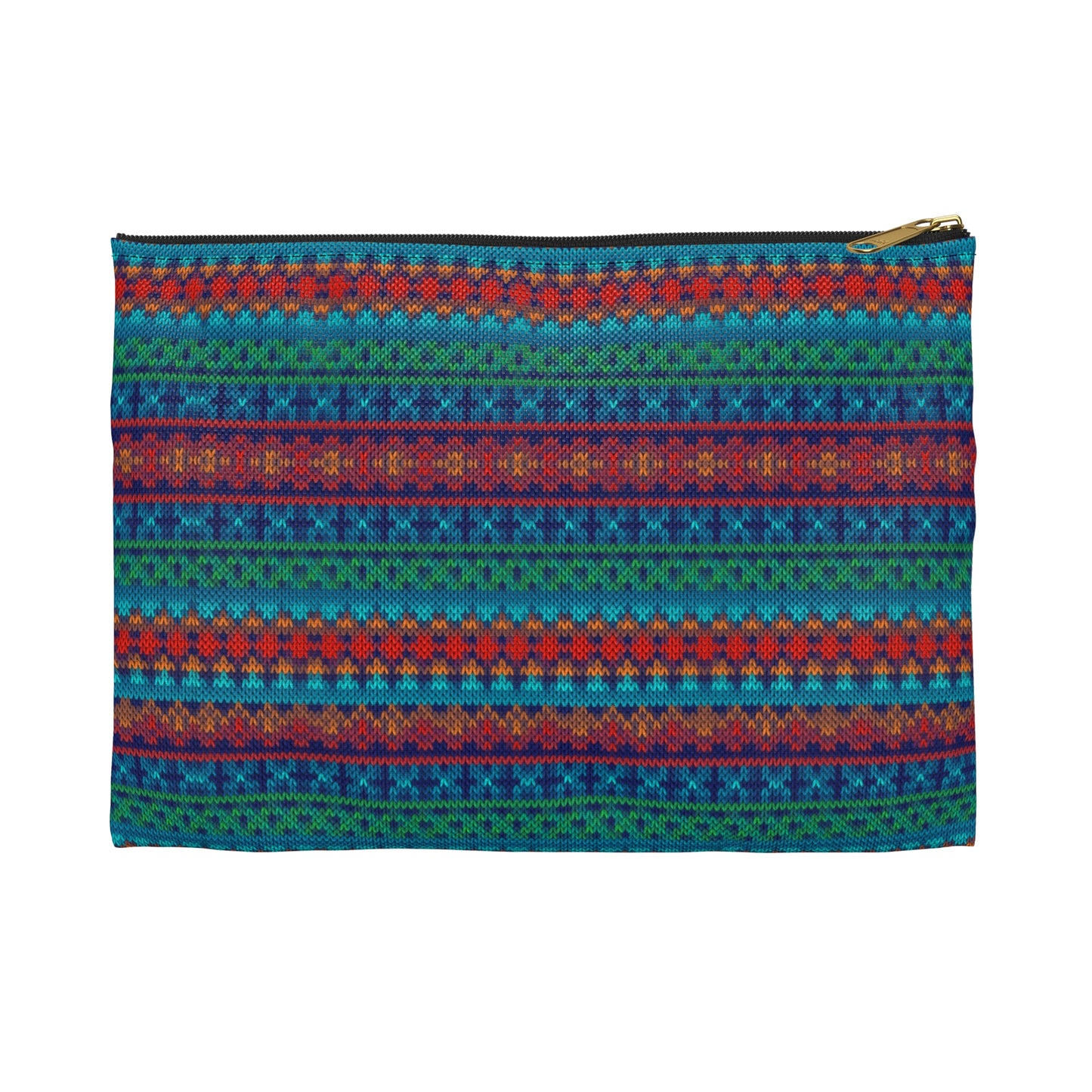 Bright Knit Sweater Accessory Pouch