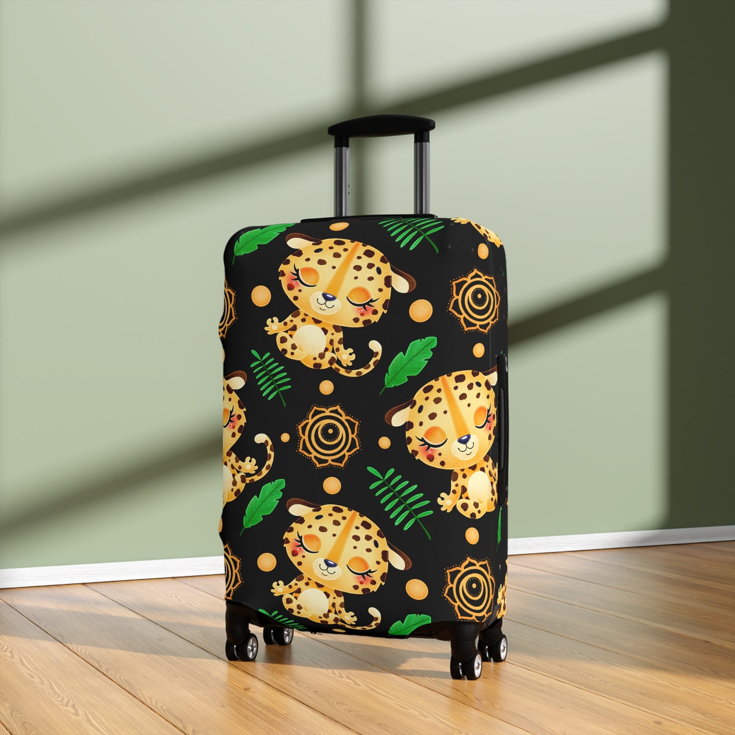 Zen Leopard Luggage Cover