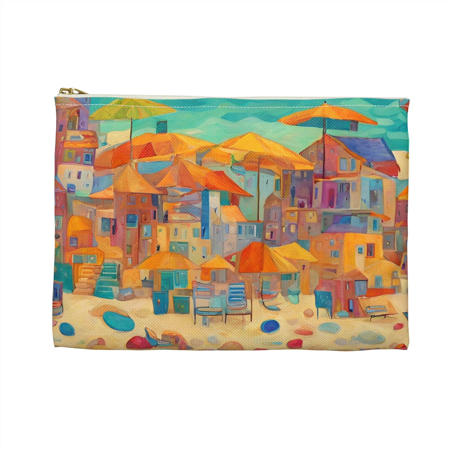 Seaside in Living Color Accessory Pouch