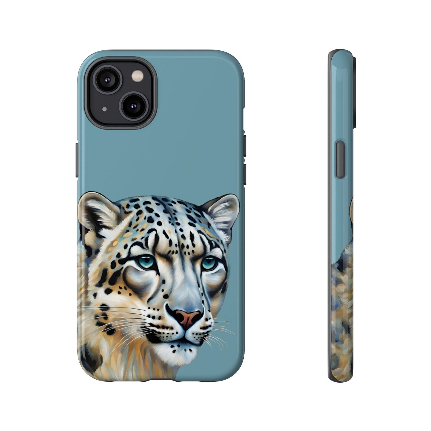 Snow Leopard iPhone Samsung Galaxy Google Pixel Tough Cases