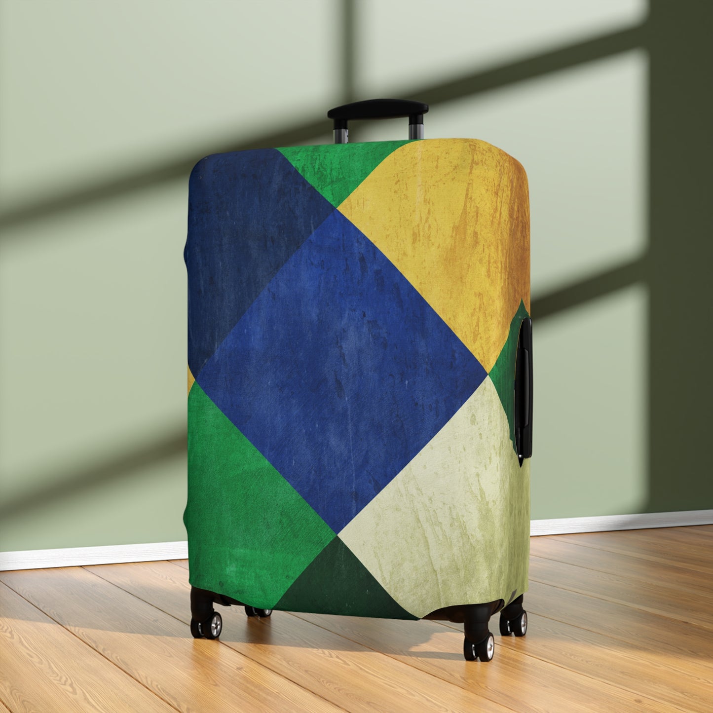 Brasil Plaid Luggage Cover