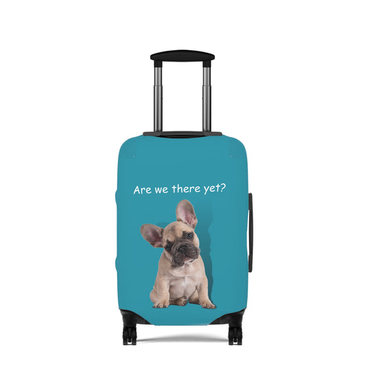 French Bulldog Are We There Yet Luggage Cover