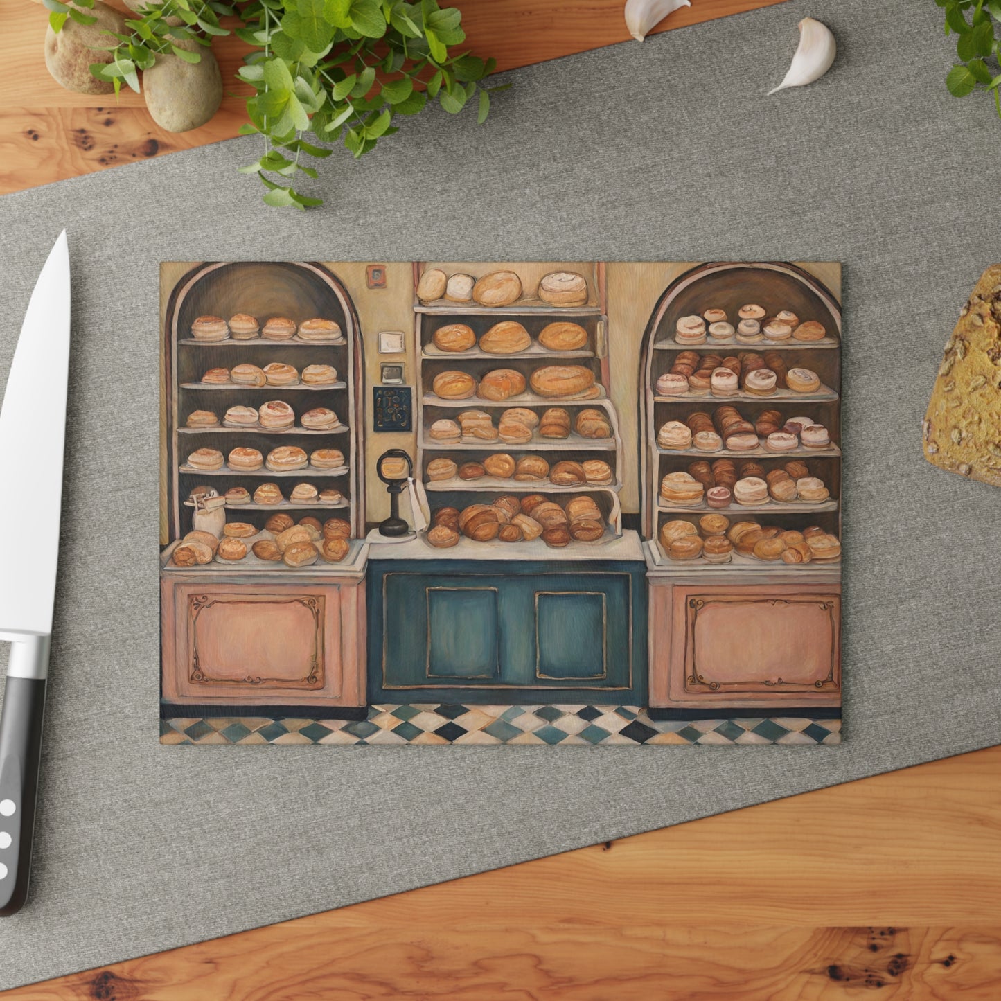 Boulangerie Tempered Tempered Glass Cutting Board