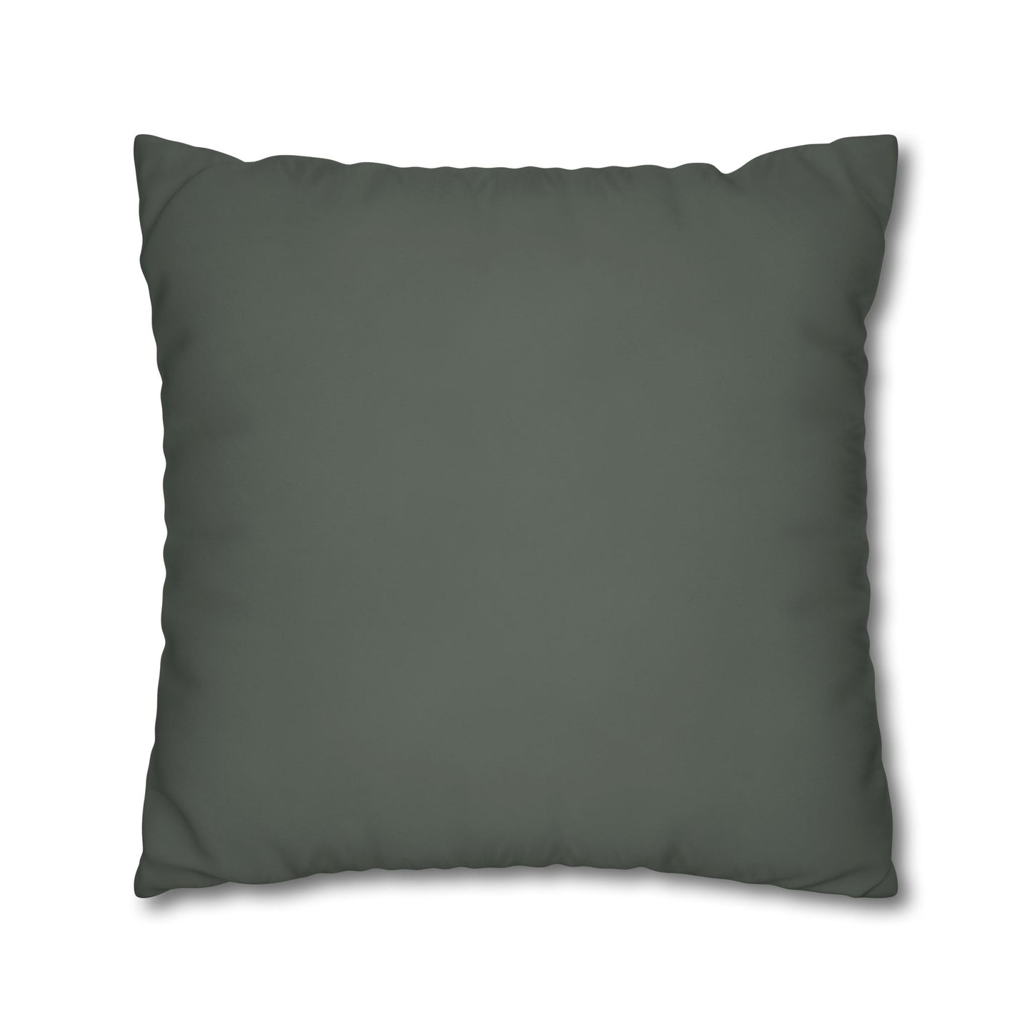 Winter Grizzly Square Poly Canvas Pillowcase