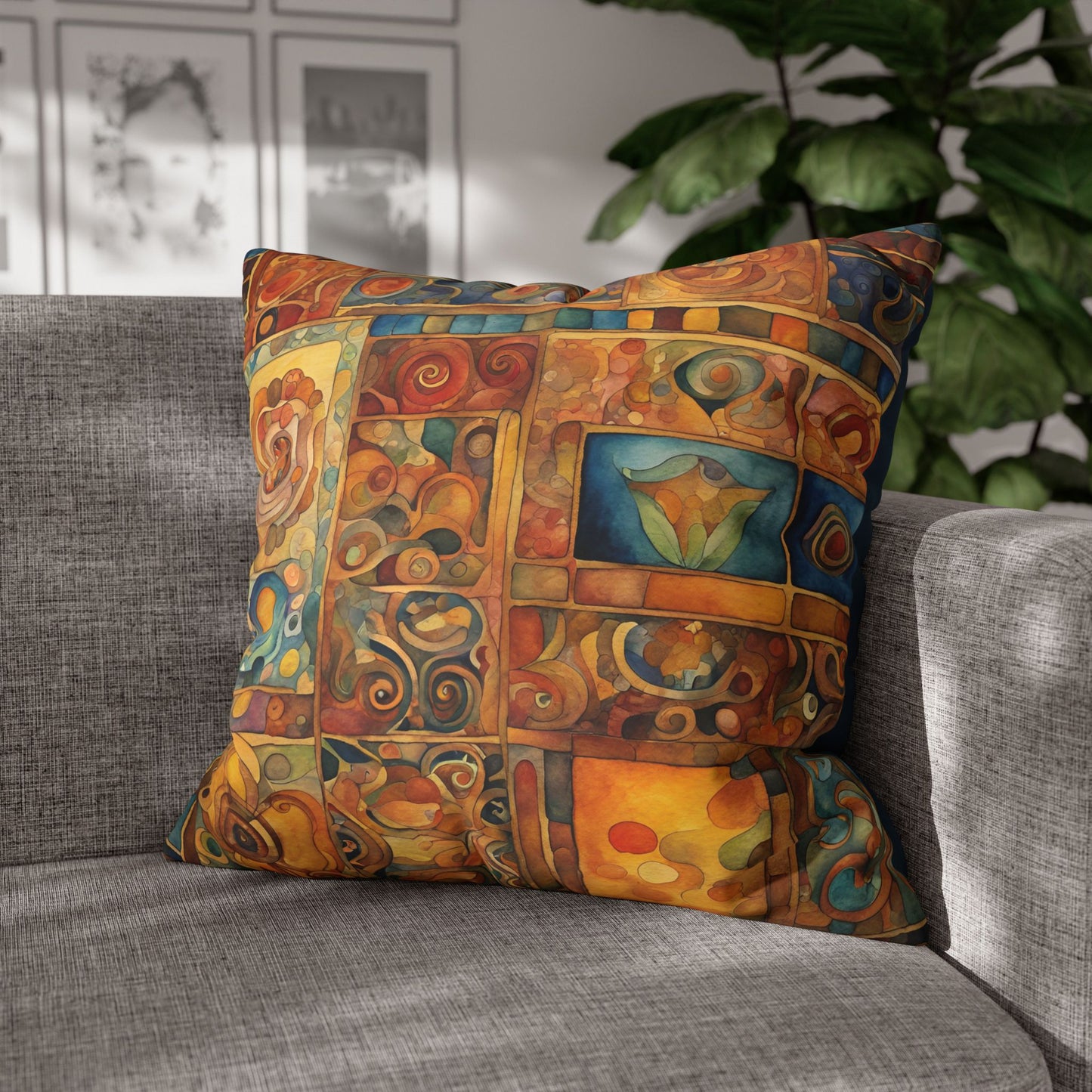 Lupe Square Poly Canvas Pillowcase