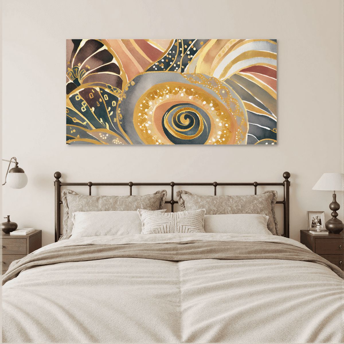 60" x 30" Printed Canvas Fabric Wall Art - No Frame (Made in USA)