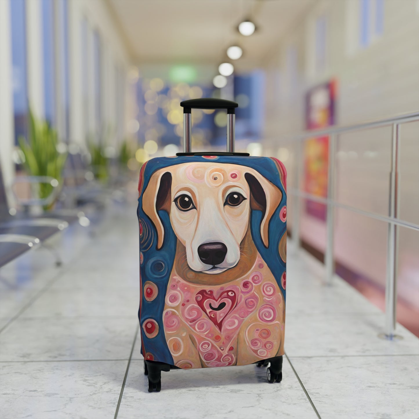 Love to Travel Luggage Cover ONLY