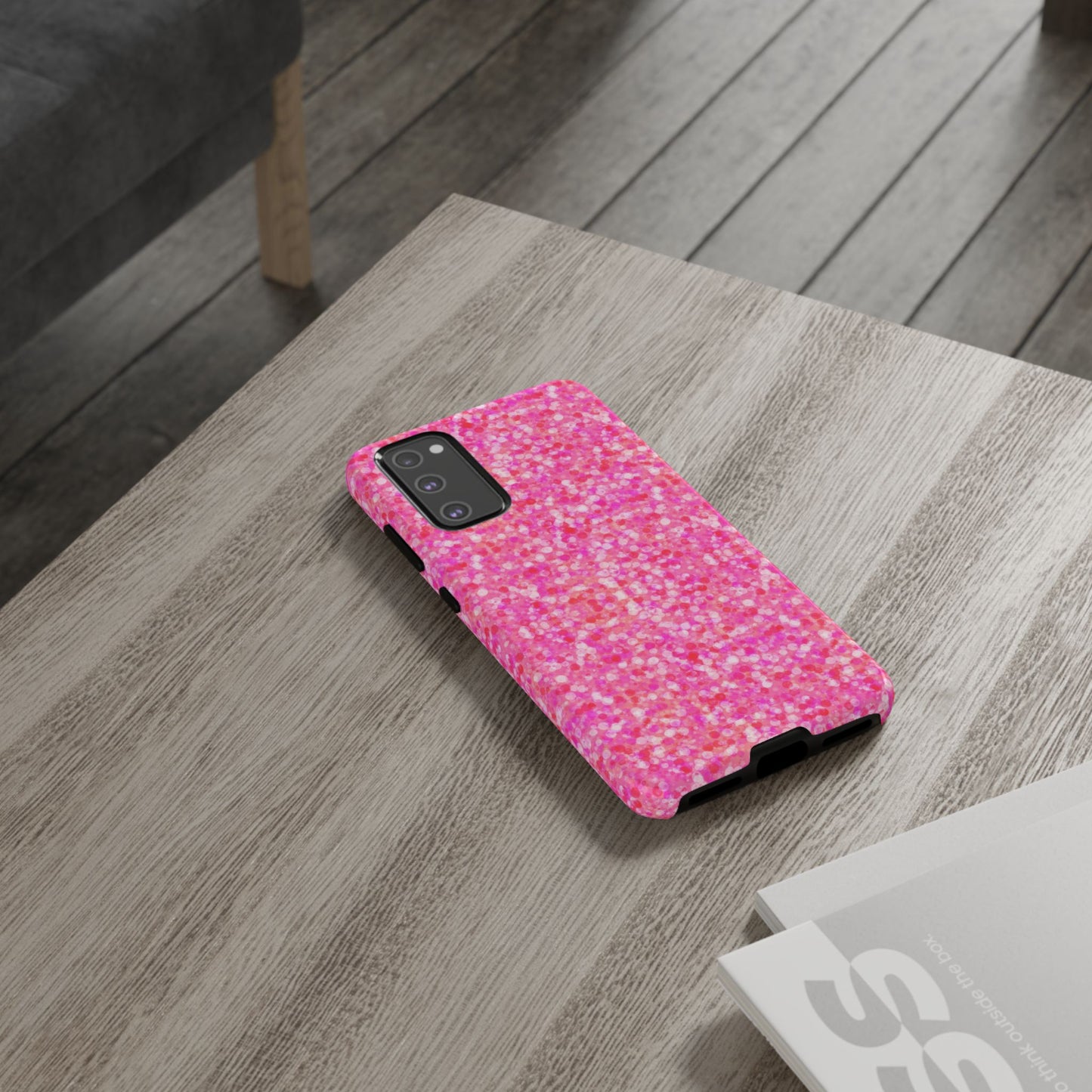 Poppin Pink iPhone Samsung Galaxy Google Pixel Tough Cases