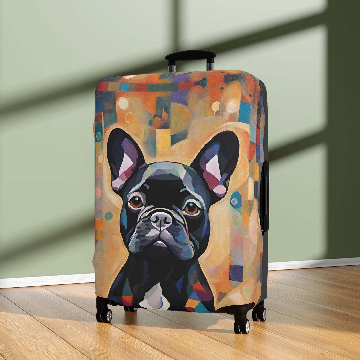 Funky French Bulldog Luggage Cover