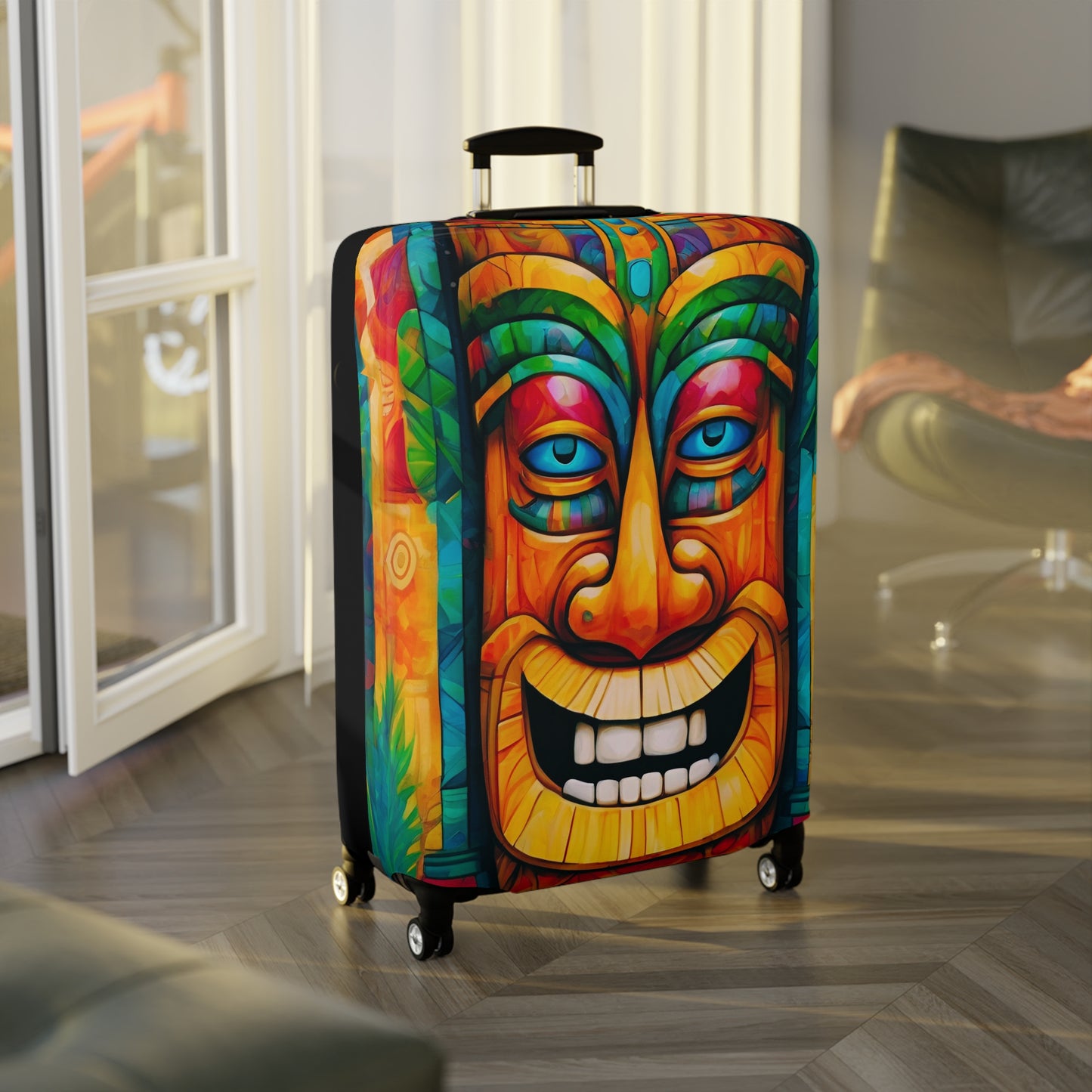 The Tiki Knows Luggage Cover ONLY