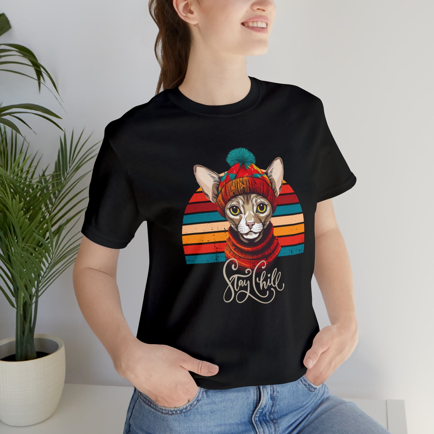 Stay Chill Devon Rex Unisex Jersey Short Sleeve Tee