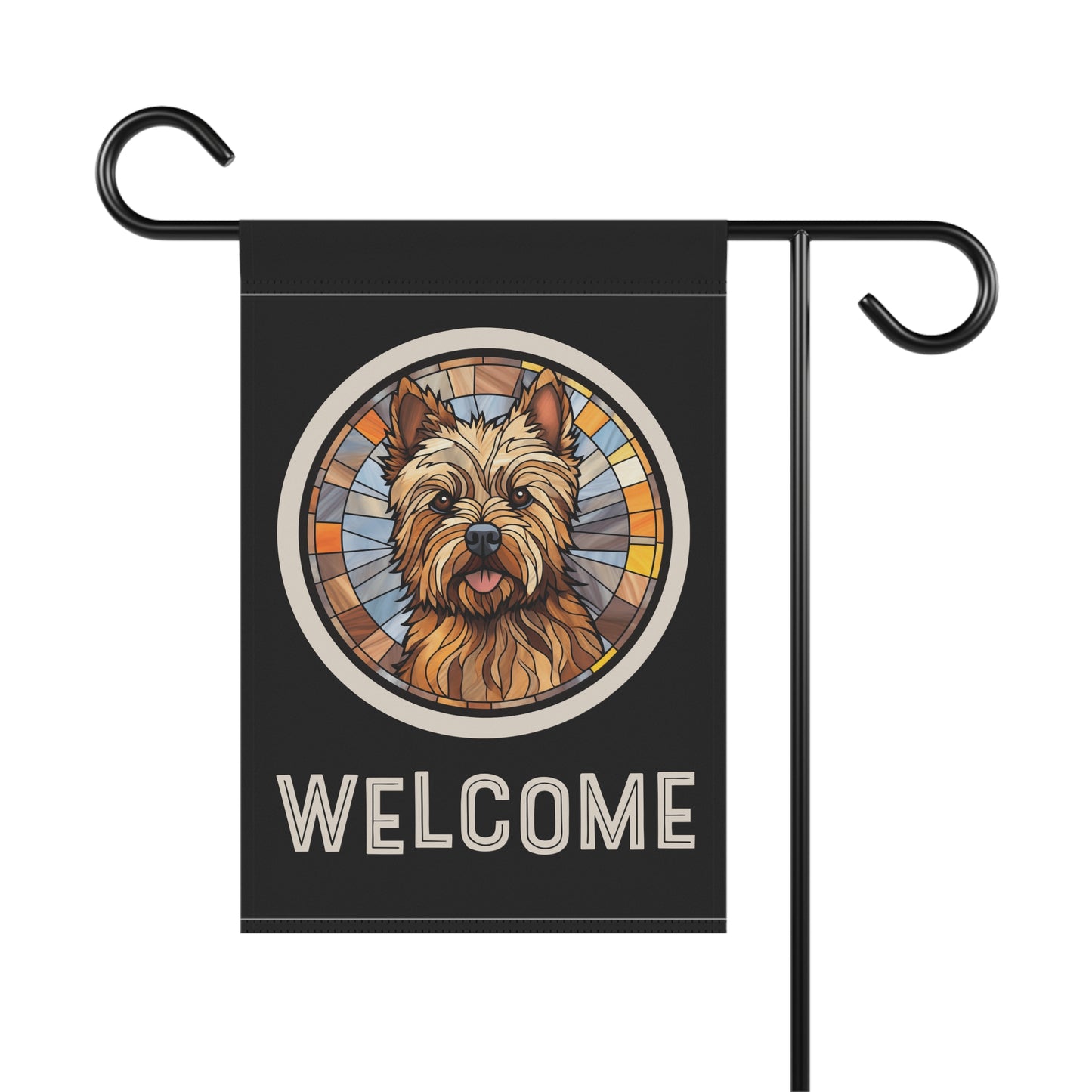 Cairn Terrier Welcome 2-Sided Garden & House Flag/Banner