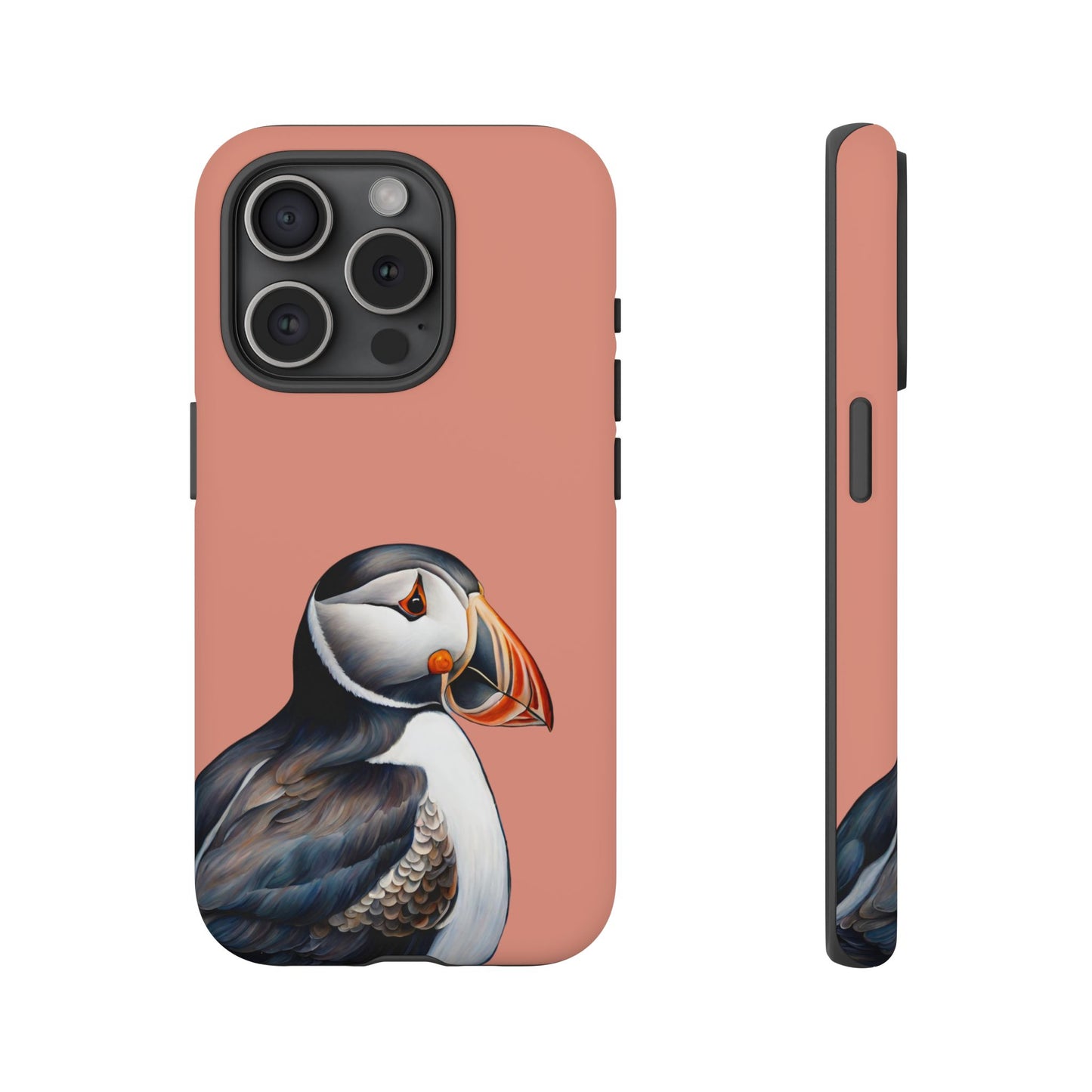 Puffin Wildlife iPhone Samsung Galaxy Google Pixel Tough Cases