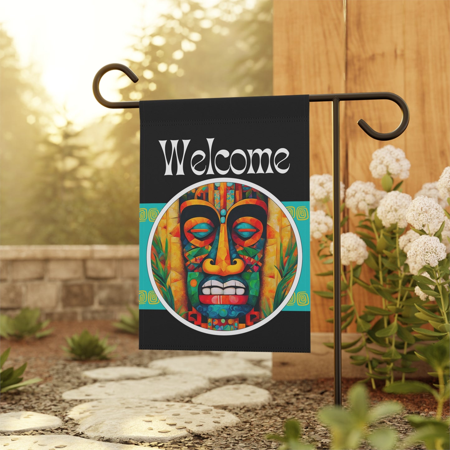 Tkik Frank Welcome 2-Sided Garden & House Flag/Banner