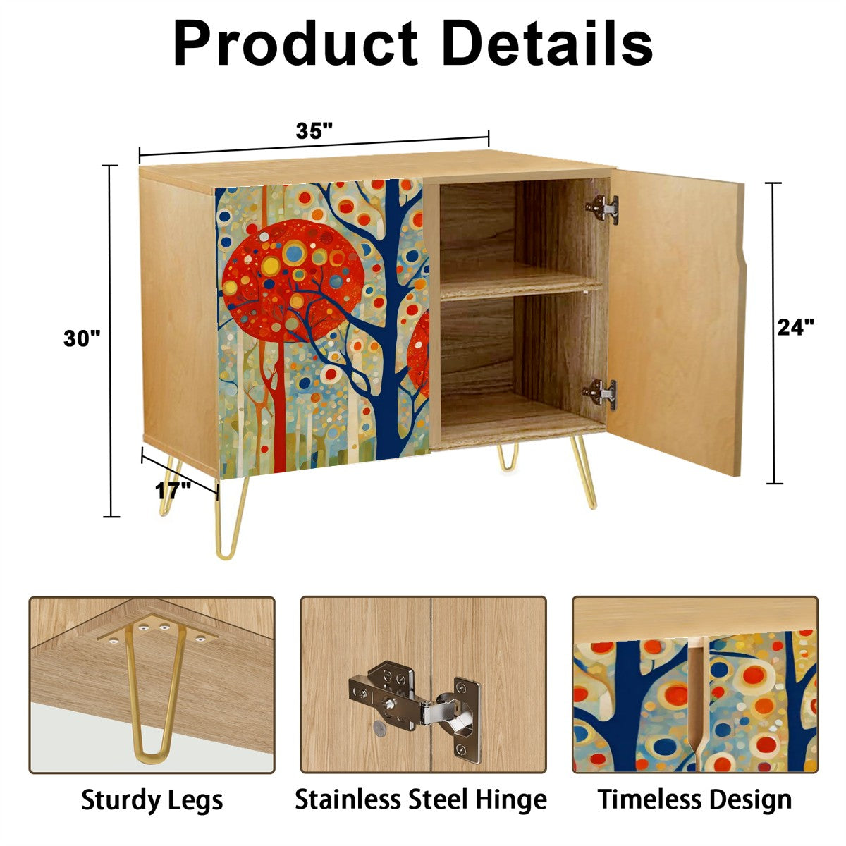 Wooden Storage Cabinet