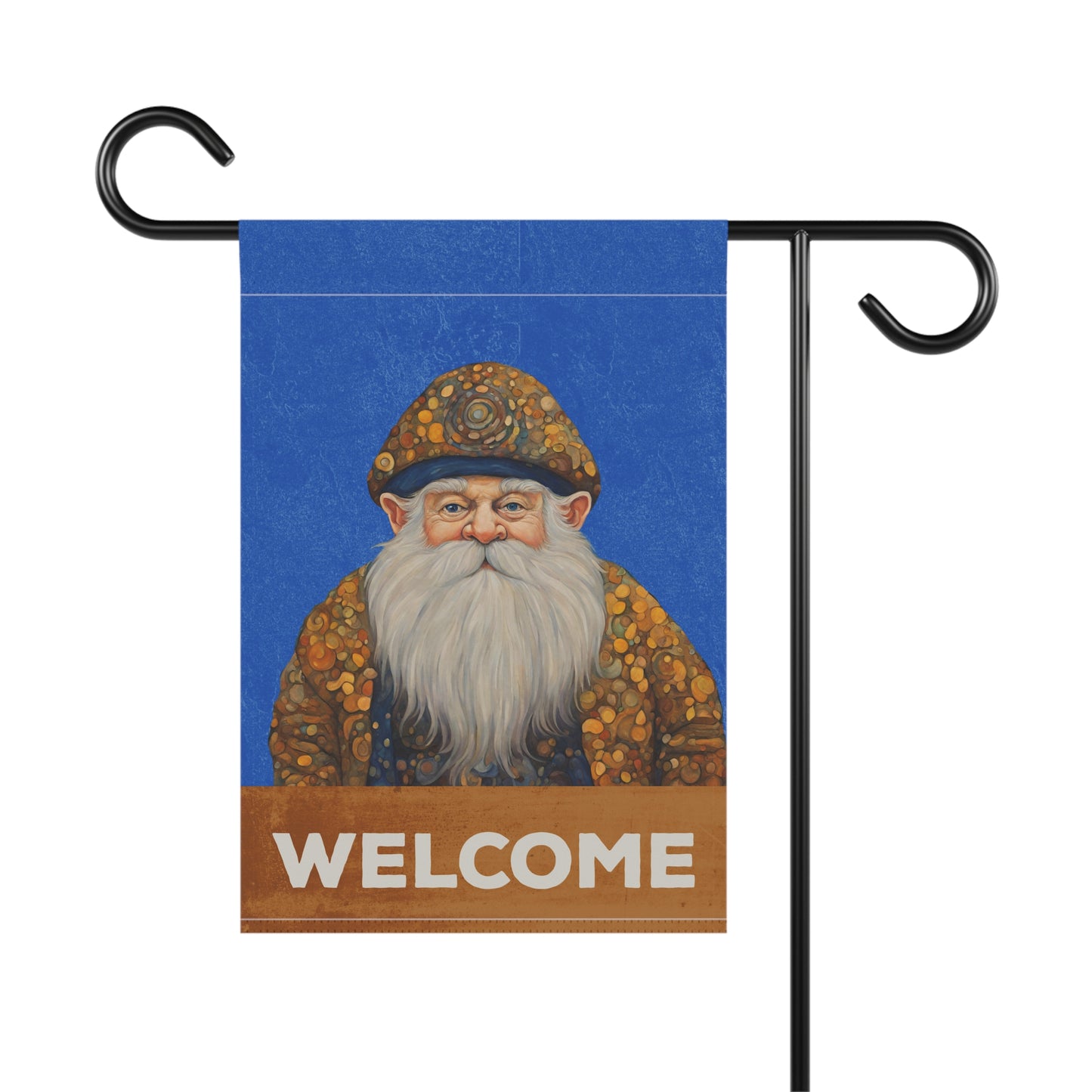 Gnome Welcome 2-Sided Garden & House Flag/Banner