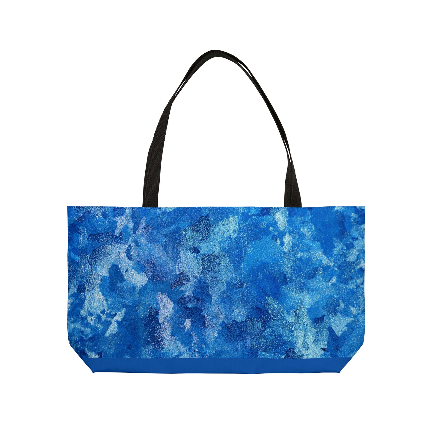 Blue Frost Weekender Tote Bag