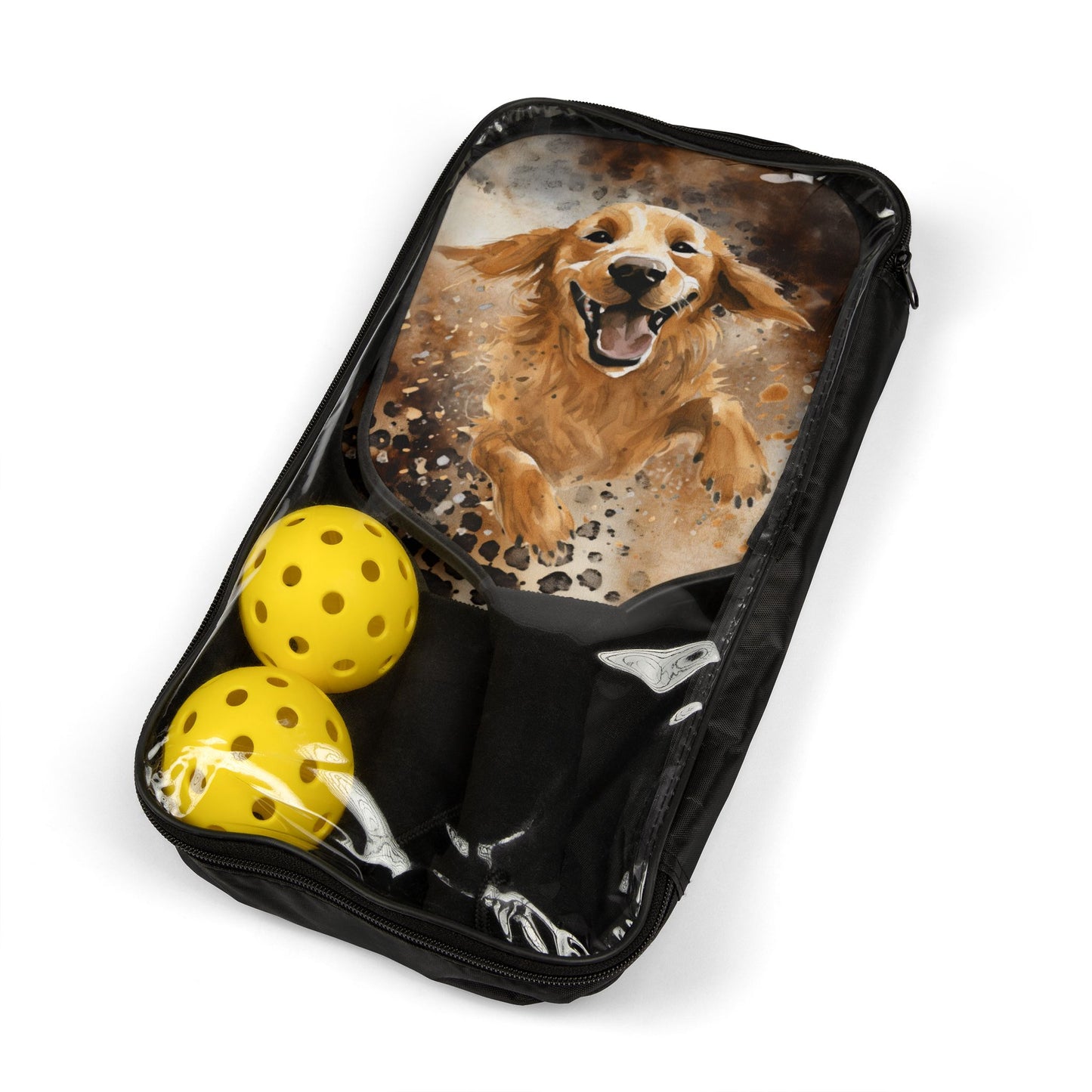 Crazy Golden Retriever Pickleball Kit