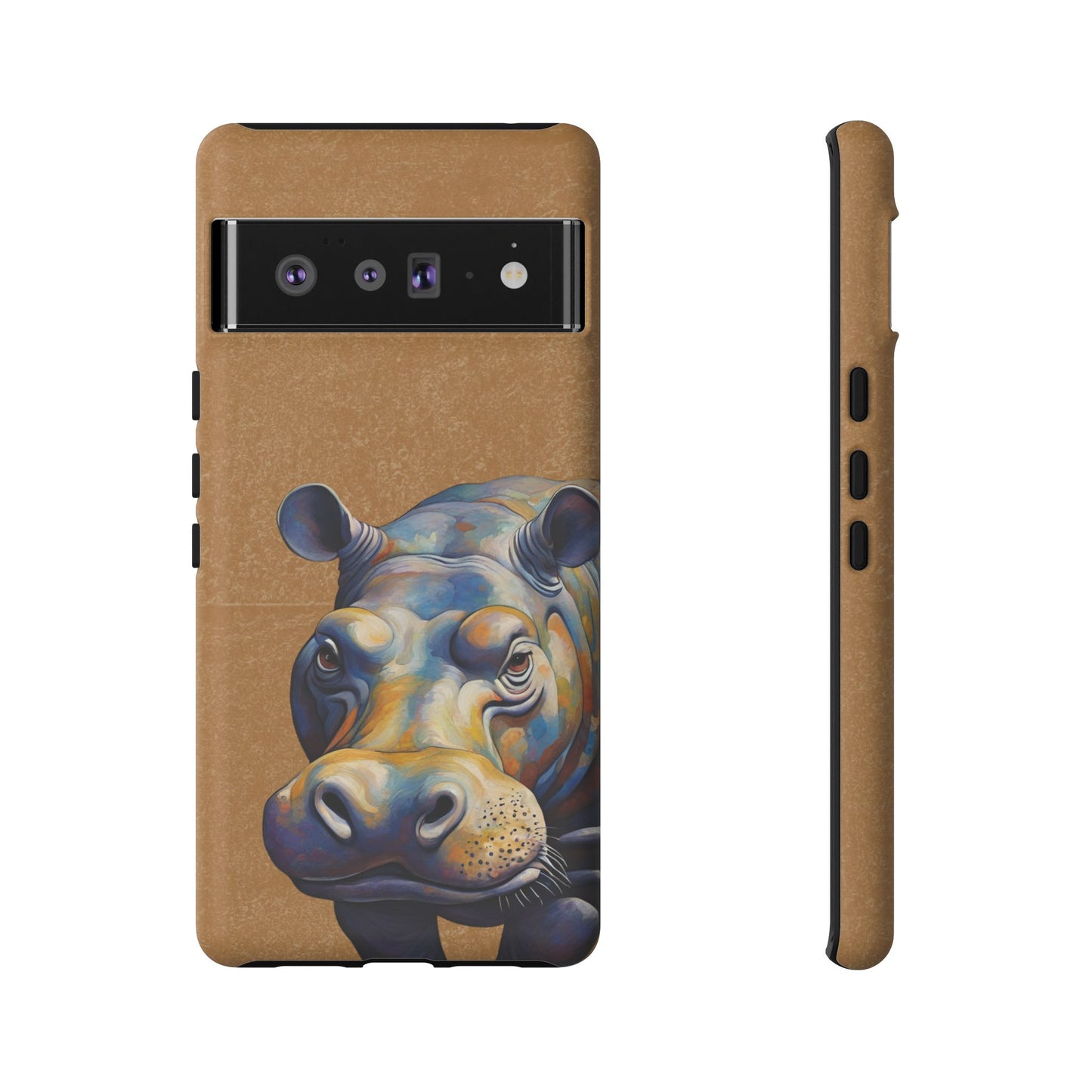 Hippo Wildlife iPhone Samsung Galaxy Google Pixel Tough Cases