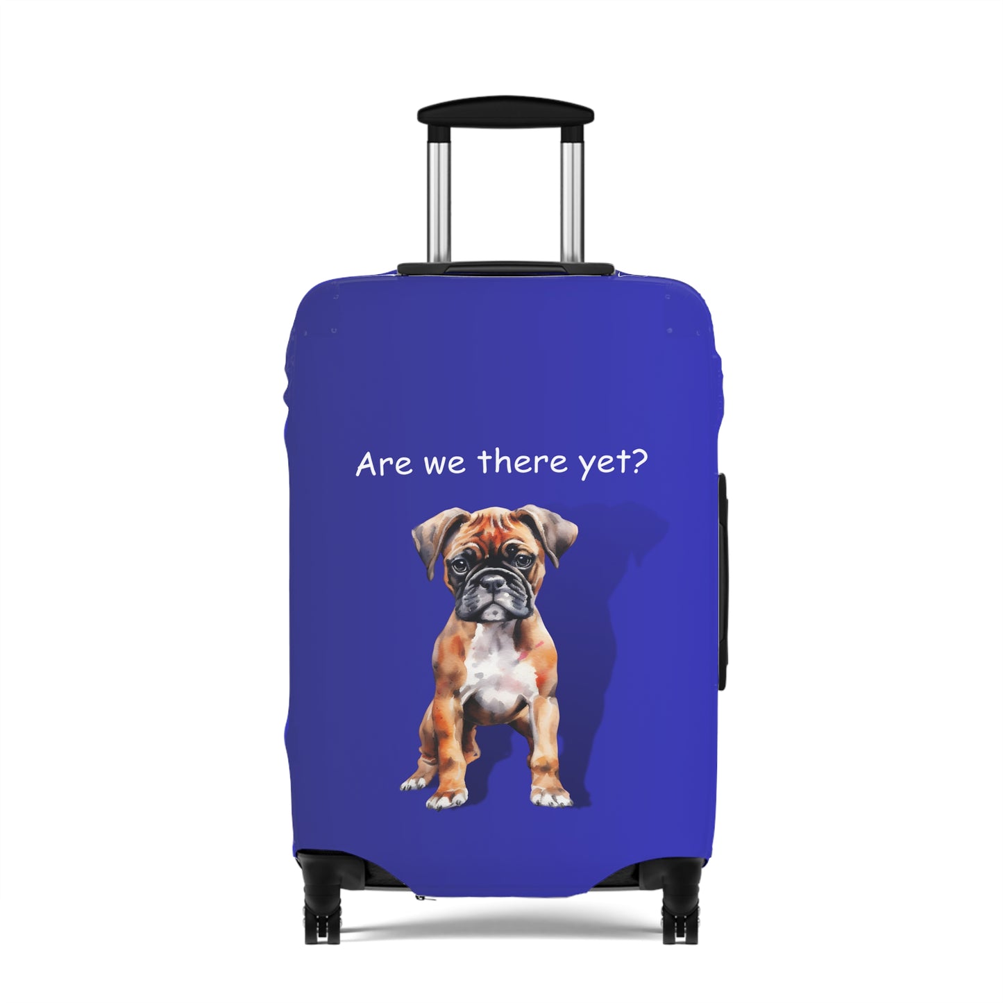 Boxer Puppy Are We There Yet? Luggage Cover