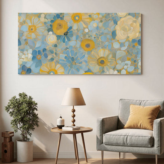 60" x 30" Printed Canvas Fabric Wall Art - No Frame (Made in USA)