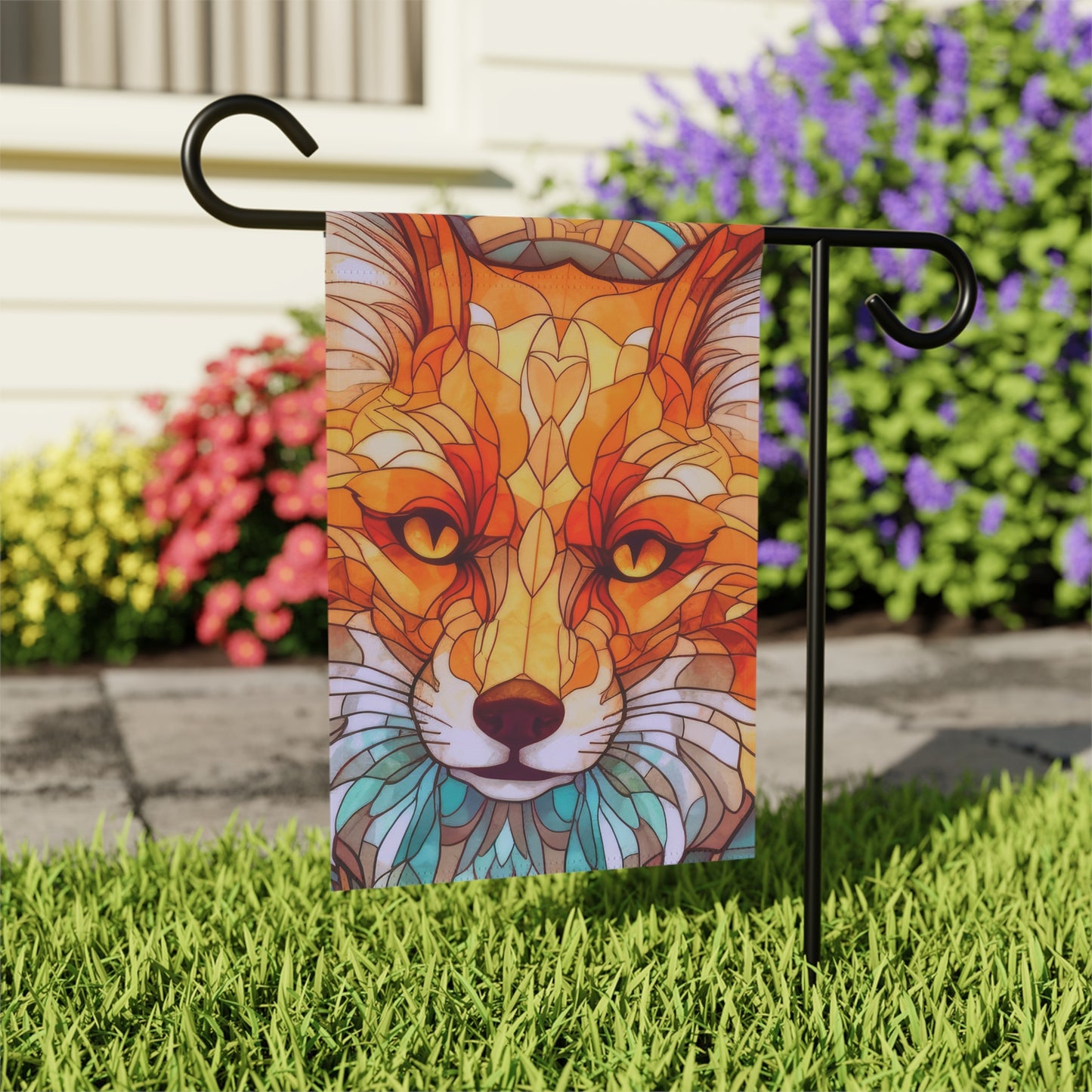 Foxy Loxy Decorative 2-Sided Garden & House Flag/Banner