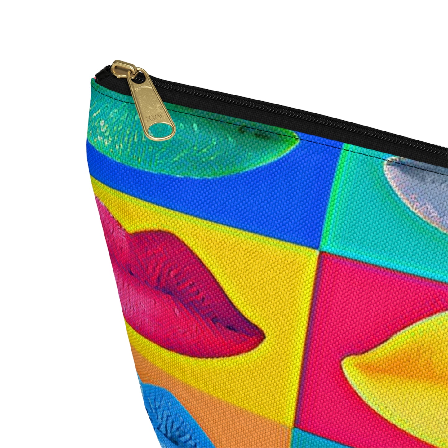 Pop Art Lips Accessory Pouch w T-bottom