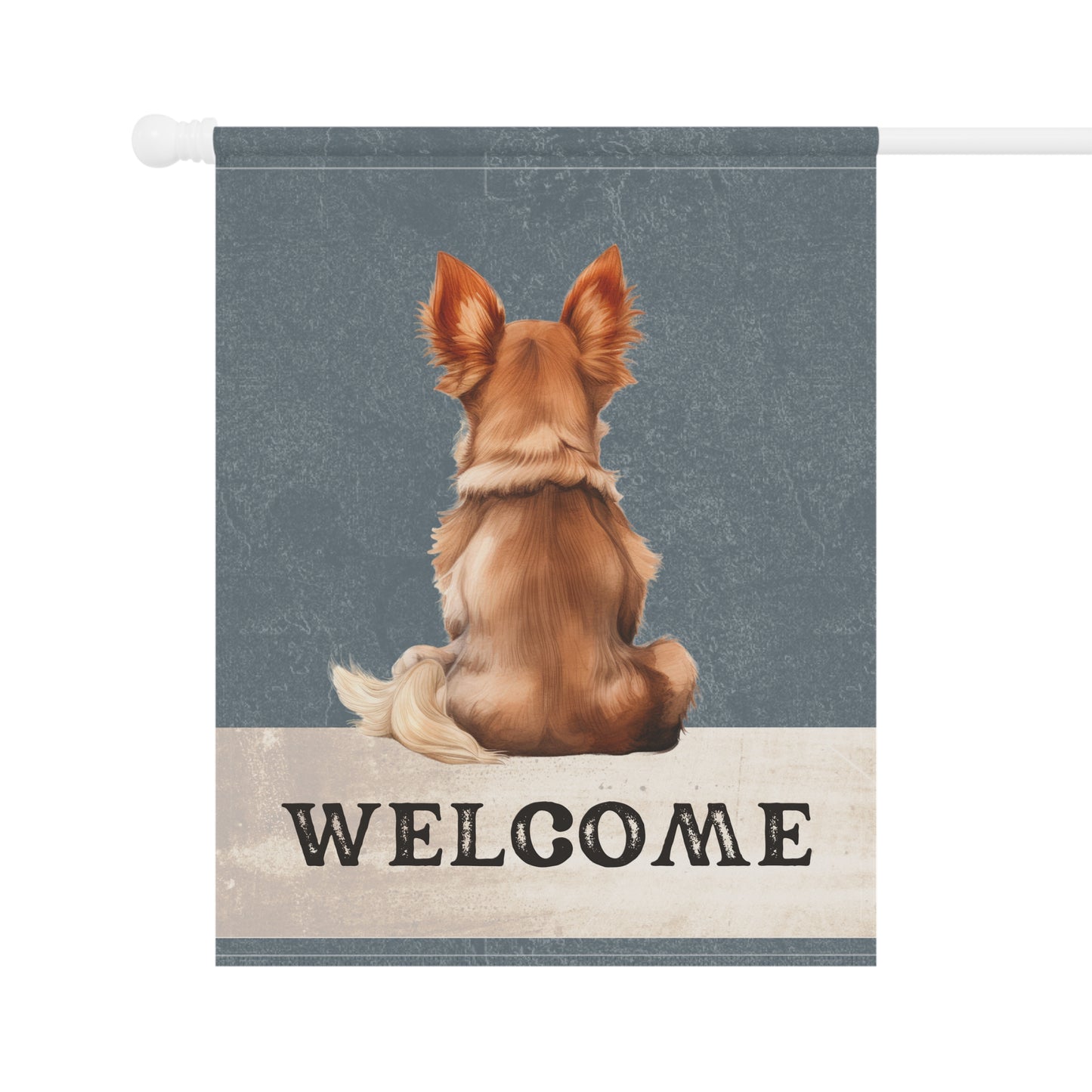 Chihuahua Welcome 2-Sided Garden & House Flag/Banner