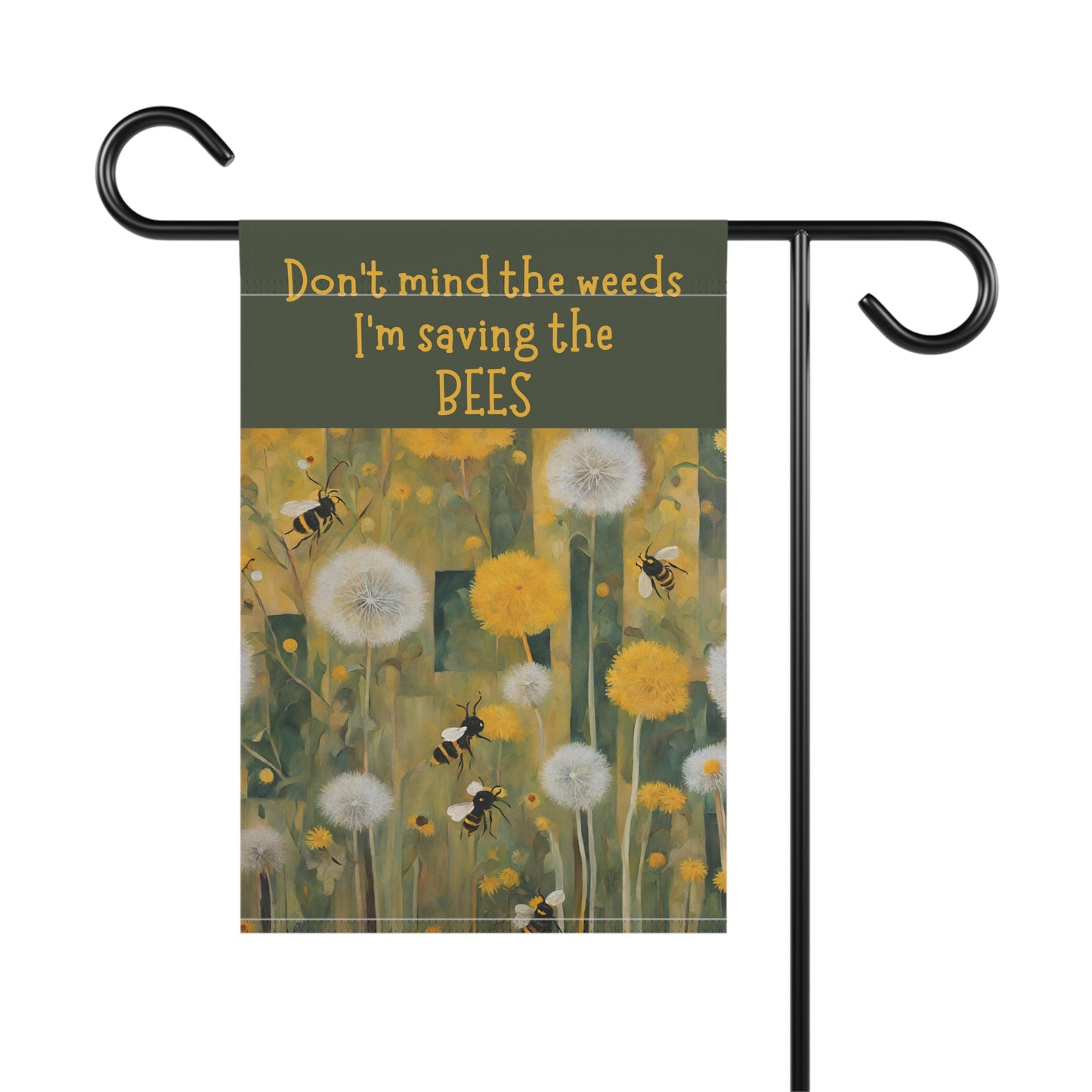 Saving the Bees 2-Sided Garden Flag/Banner