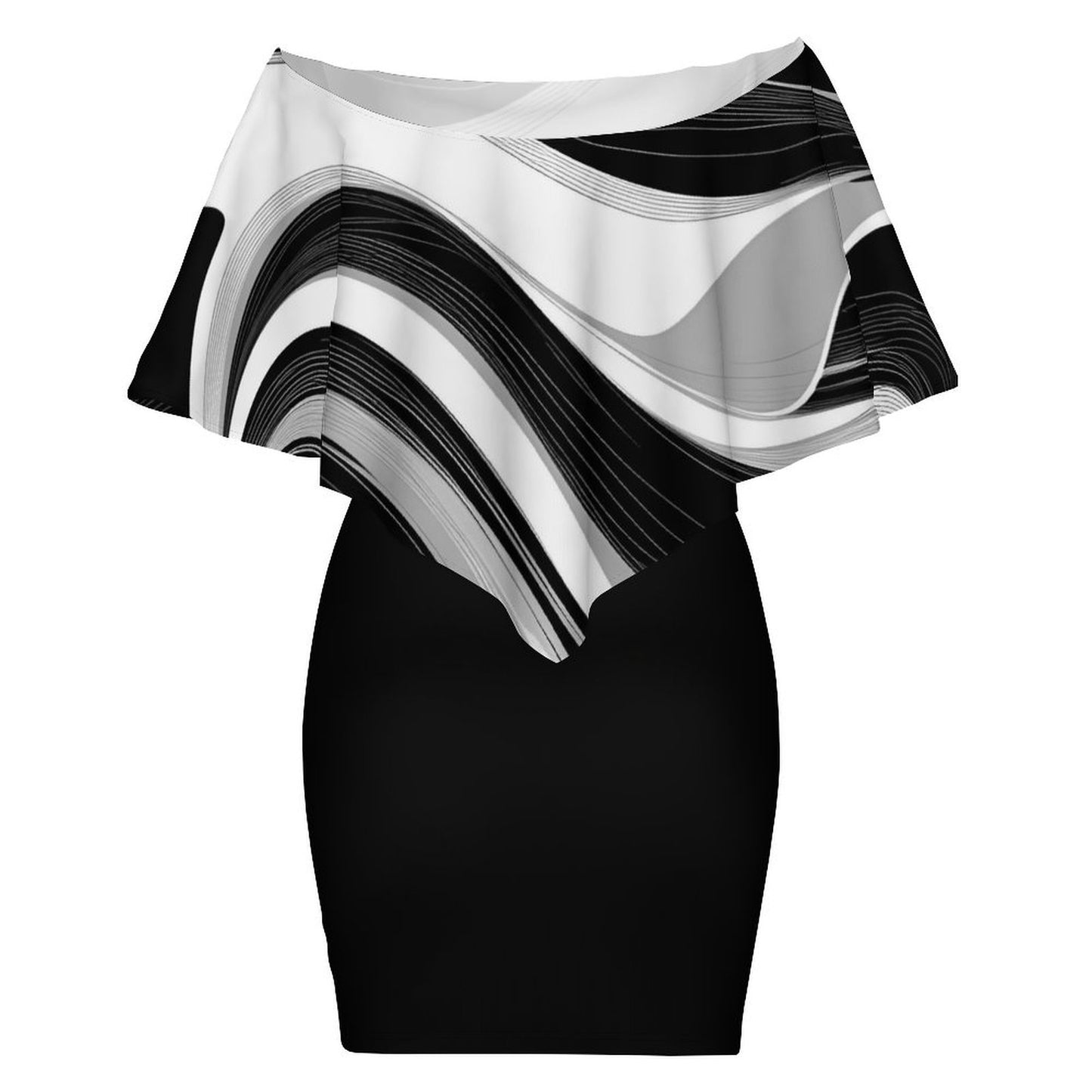 Gatsby Women's Off-shoulder Shawl Dress