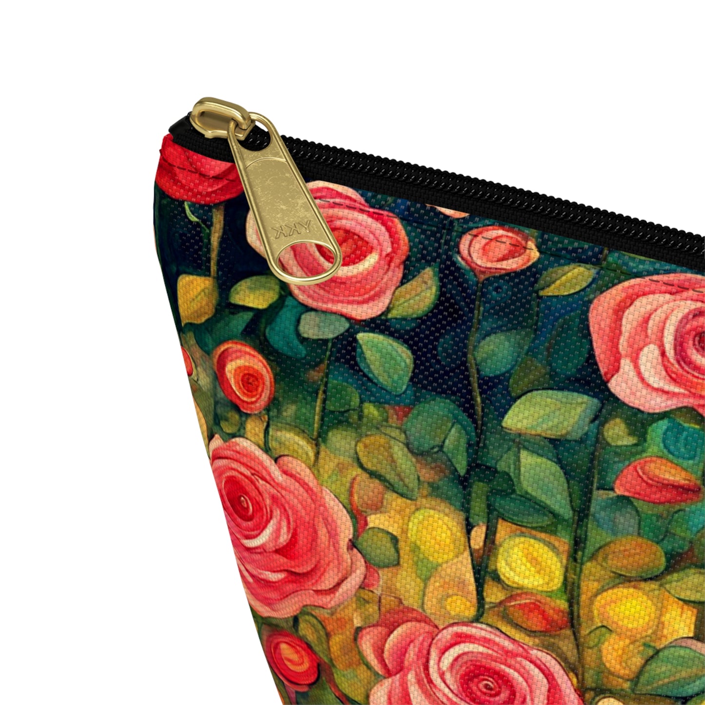 Wall of Roses Accessory Pouch w T-bottom