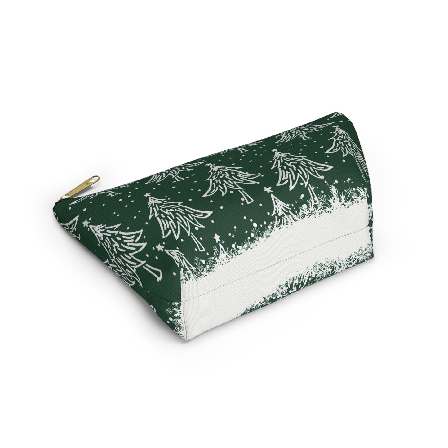 Christmas Trees for All Green Accessory Pouch w T-bottom