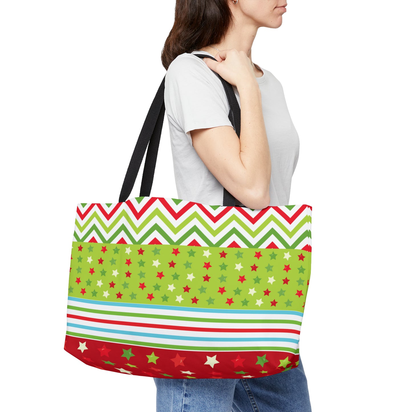 Snappy Holiday Weekender Tote Bag