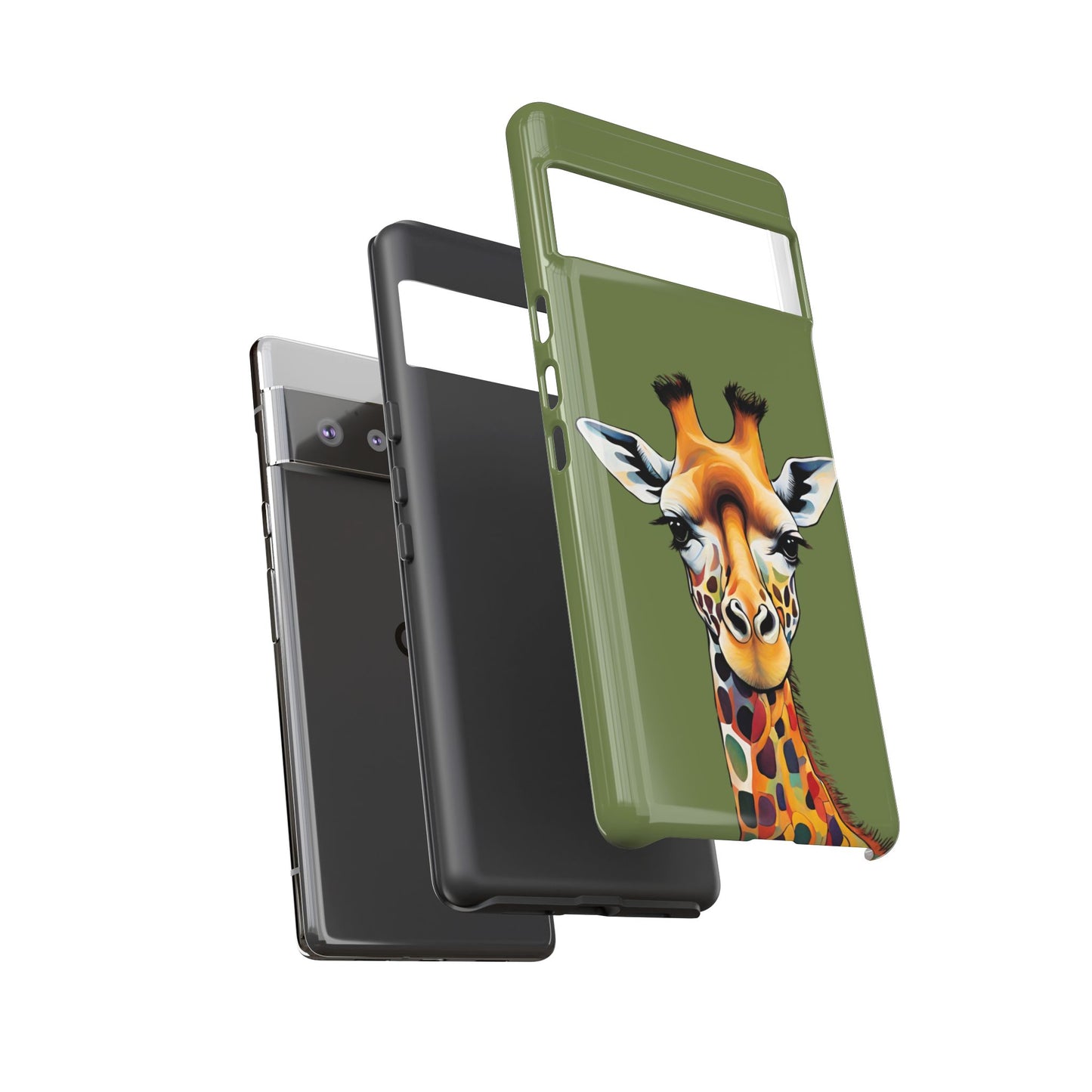 Giraffe Wildlife iPhone Samsung Galaxy Google Pixel Tough Cases