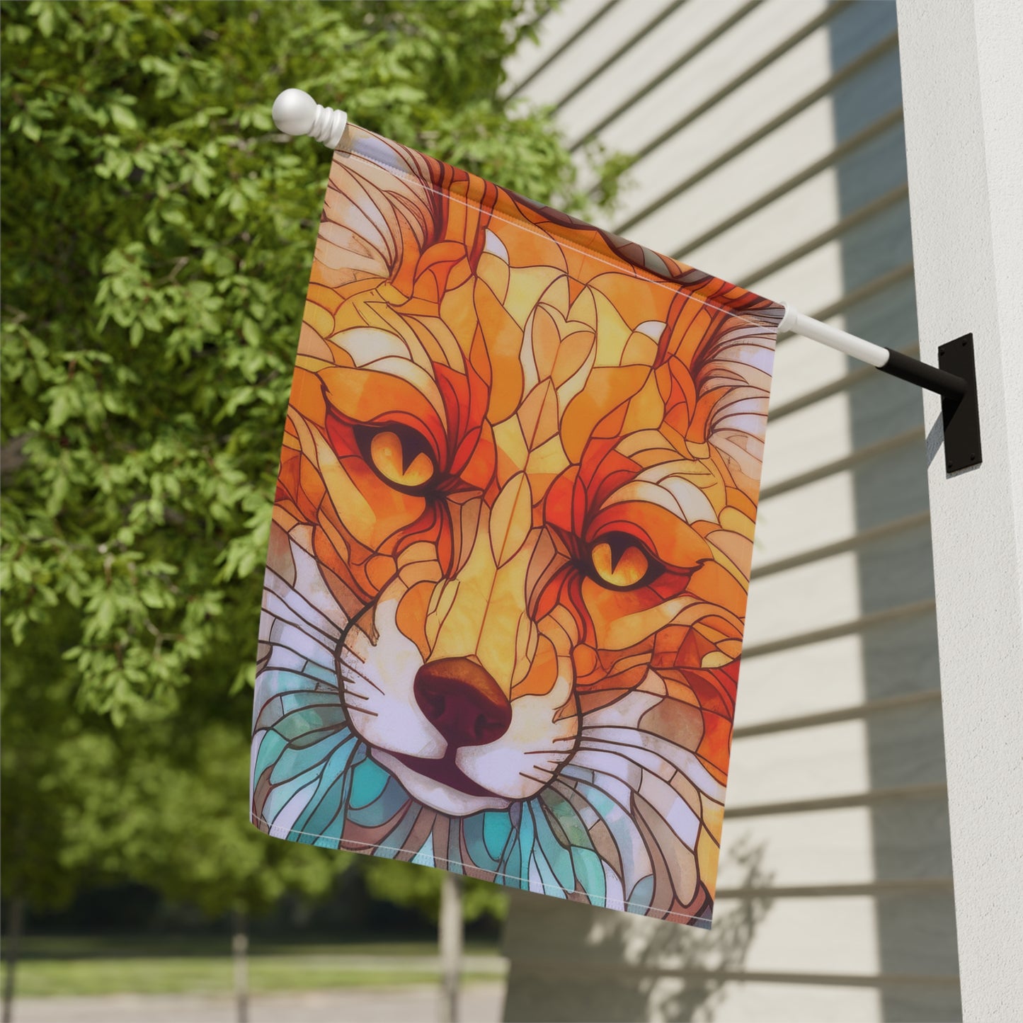 Foxy Loxy Decorative 2-Sided Garden & House Flag/Banner