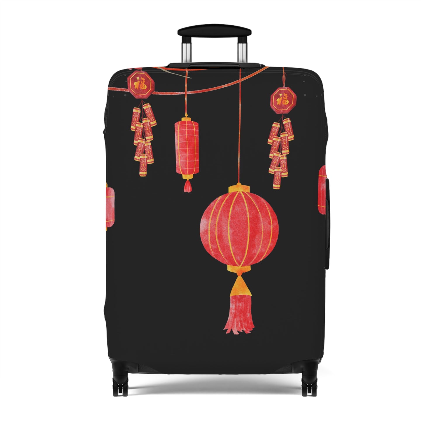 Chinese Paper Lanterns Luggage Cover