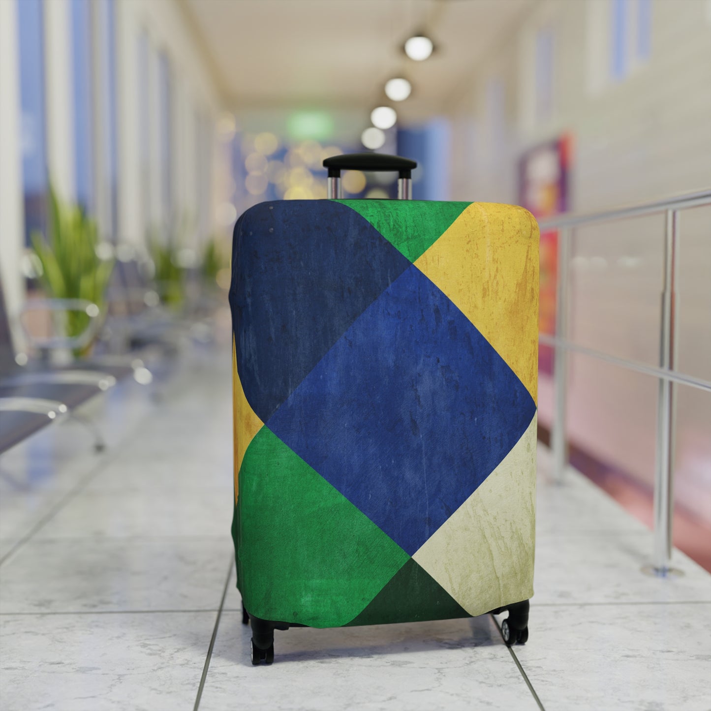 Brasil Plaid Luggage Cover